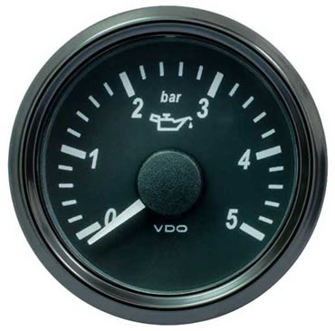 VDO SingleViu Oil Pressure Gauge 5bar